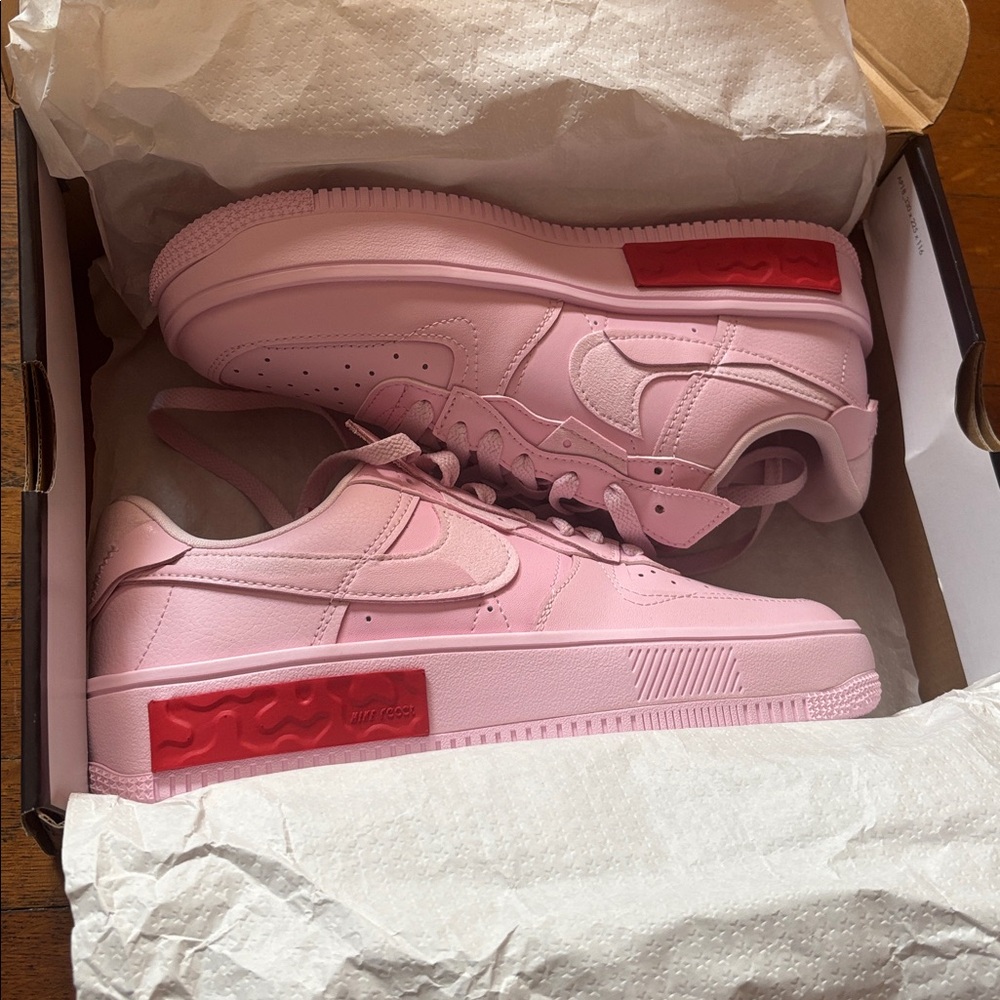 NWT NIKE Air Force 1 Low 'Fontanka Foam Pink' Sneakers Size 9